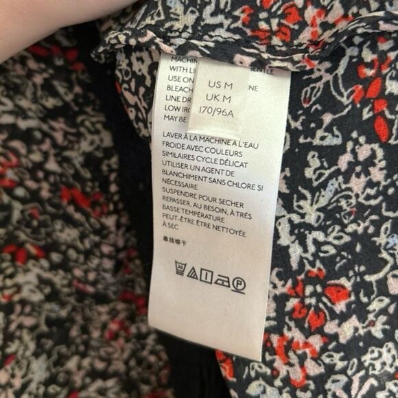 Free People Lola Ditsy Floral Print Kimono Flowy Top, Size Medium NWT - Picture 10 of 14